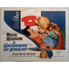 A Gathering of Eagles - Original 1963 Universal Studios Jumbo Window Card